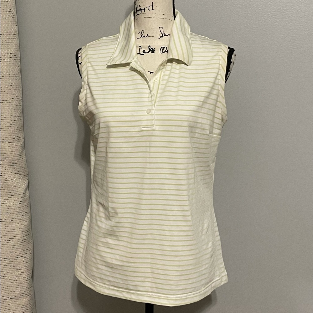 Sleeveless Collared Adidas Golf Shirt